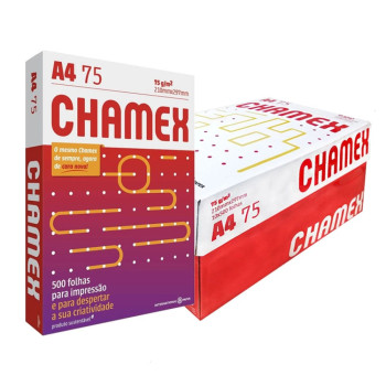 Papel Sulfite 500 Folhas Chamex A4 75G