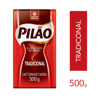 Café Pilão Tradicional 500g Torrado e Moído