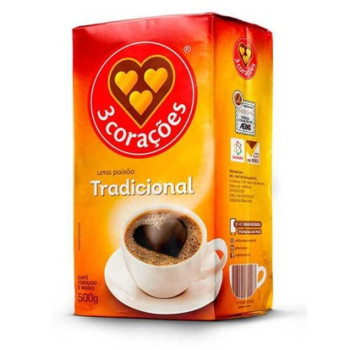 Café a Vácuo Tradicional 500g 3 Corações