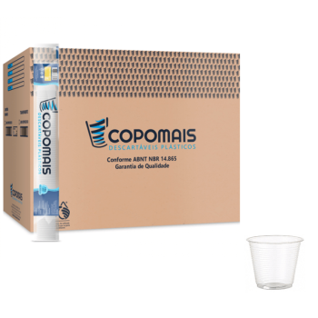 Copo 50ml transparente c/ 5000 Copomais