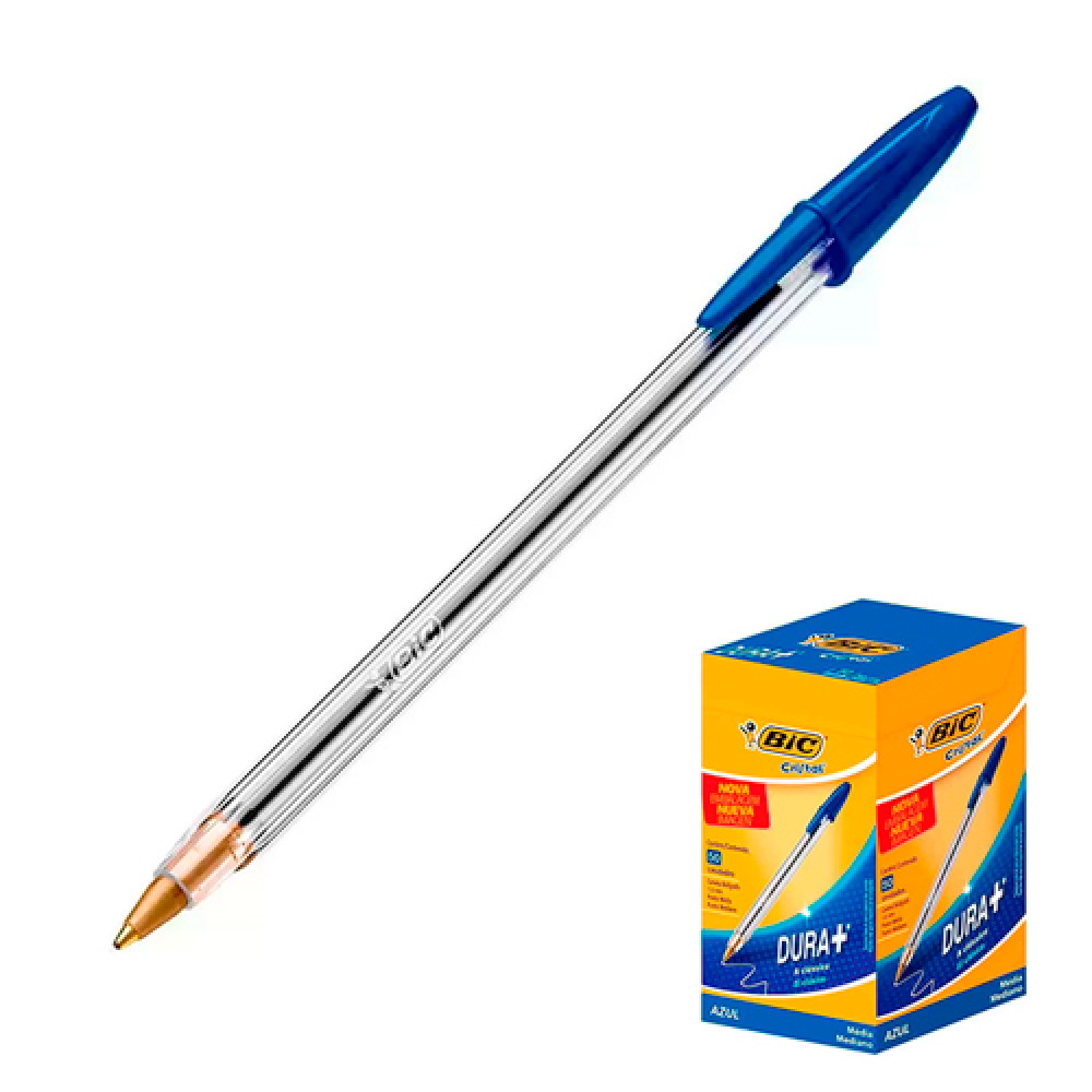 Caneta Esfer. Bic Cristal Azul